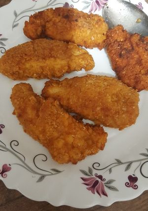 عکسی از دستور مرغ سوخاری