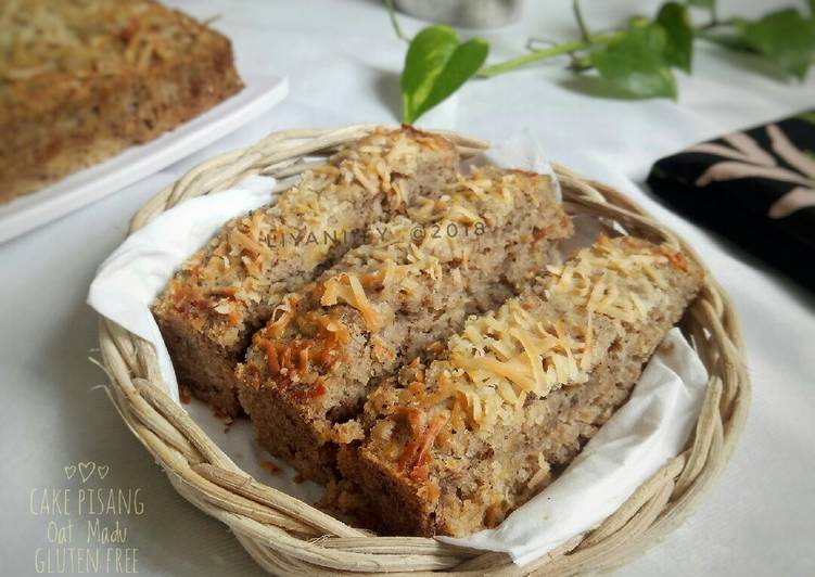 Cake Pisang Oat Madu Gluten Free😋 Rasa Kopi..👍