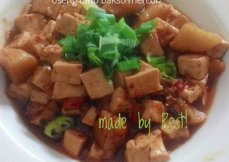 Oseng tahu bakso mercon 😋