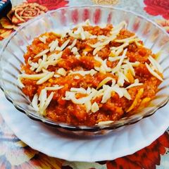 Gajar halwa A picture of Gajar halwa.