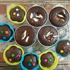 Chocolate cup cakes A picture of Chocolate cup cakes.