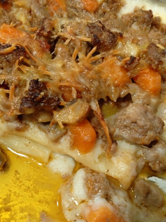 Una foto de Lasaña de ternera tudanca y bechamel trufada