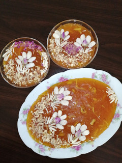 عکسی از دستور بازم حلوای ساگو