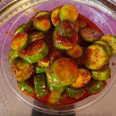 A picture of Fresh Ivy gourd pickleTaja Tindoranu athanu.