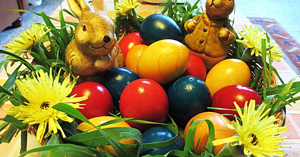 Huevos de Pascua pintados Receta de Yordanka Kovacheva- Cookpad