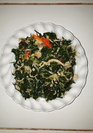 Foto resep Tumis Daun Singkong Teri Medan 💛