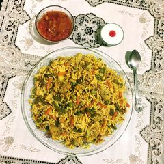 Mix Vegetable Pulao A picture of Mix Vegetable Pulao.