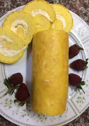 Foto resep Swiss Roll Keju#ketopad_cp_ketobeticcake