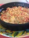 Cacerola de huevos criolla