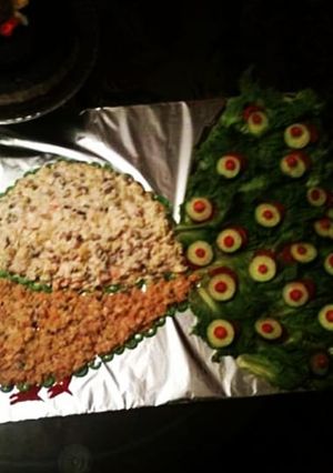 A picture of Peacock Salad.