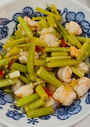 香辣白酒蝦鬆 的食譜成品照片