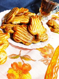 عکسی از دستور نان چای قزوین (با روغن مایع)