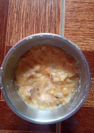 Foto resep Bubur sosis wortel (Mpasi 1+)