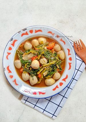 Foto resep Tumis Kangkung Telur Puyuh
