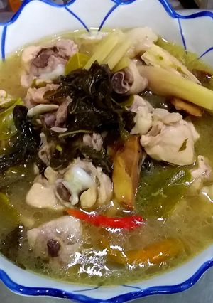 รูปของ ไก่ต้มใบกระเจี๊ยบ