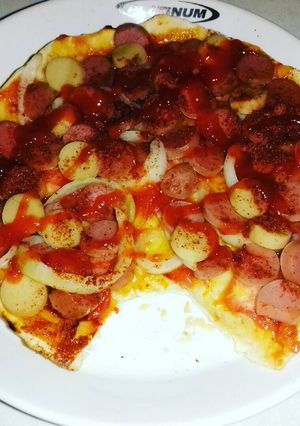 Foto resep Pizza teflon ekstra pedas