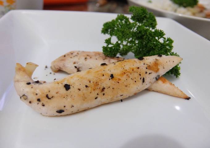 Menu Diet Sehat Pemalas: Ayam panggang/goreng tanpa minyak foto resep utama