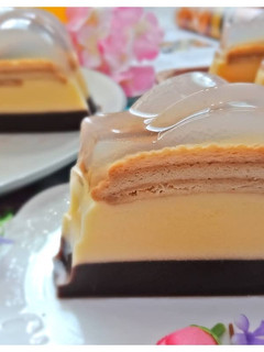Foto resep Puding marie regal 3 lapis