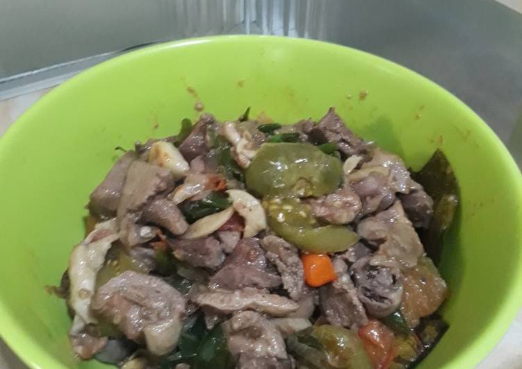 Resep Ati rempelo lombok ijo, Menggugah Selera