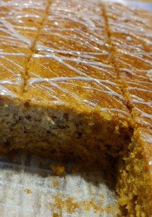 A picture of Pumpkin cake.