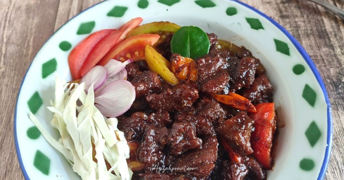 Sate goreng kambing
