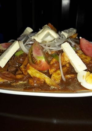 A picture of Piqué Macho (Bolivian Dish).