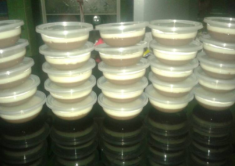 Cara mengolah Puding vla susu  Cepat