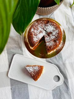 8 perces gyors sütemény kókusz krémmel recept fotója