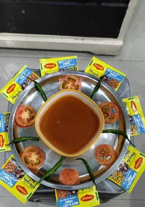 A picture of Tomato soup.