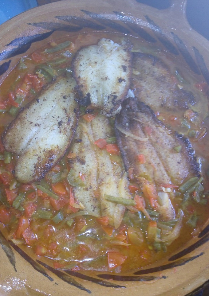 Una foto de Filete de pescado a la Mario, s