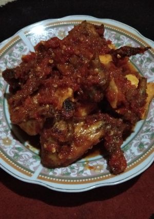 Foto resep Sayap ayam goreng balado