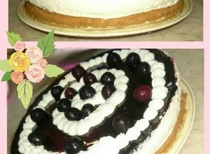صورة لوصفة تشيز كيك الفيمتو والكرز🍒~