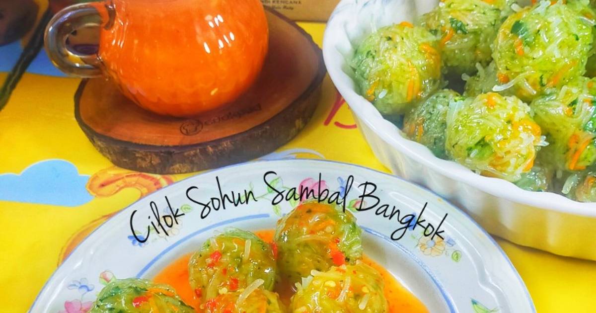 Resep Cilok Sohun Sambal Bangkok Dengan Bahan Sederhana