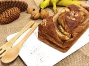 Una foto de pan de plátano