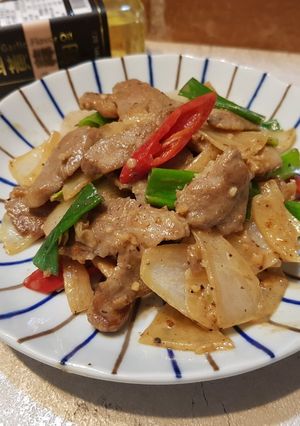 蒜辣腐乳炒洋蔥片 的食譜成品照片