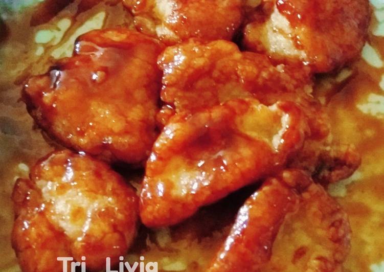 Resep Spicy Crispy chicken (ayam krispi saus pedas) #SiapRamadan, Enak Banget