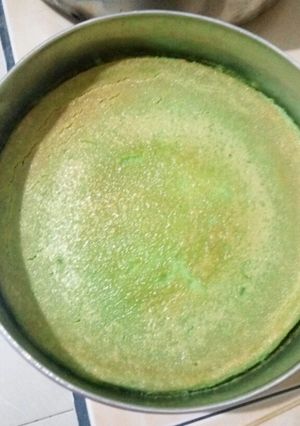 Foto resep Bingka pandan bakar