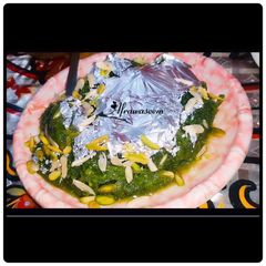 A picture of Kaddu ka Metha / halwa.