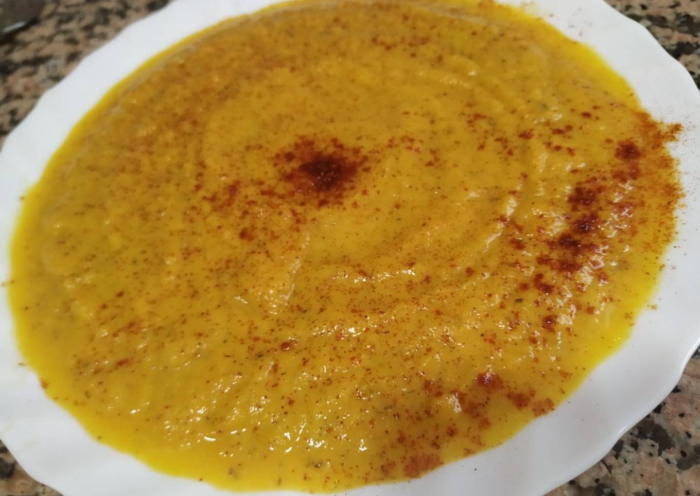 Crema/puré de zanahoria