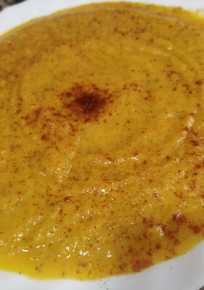 Una foto de Crema/puré de zanahoria