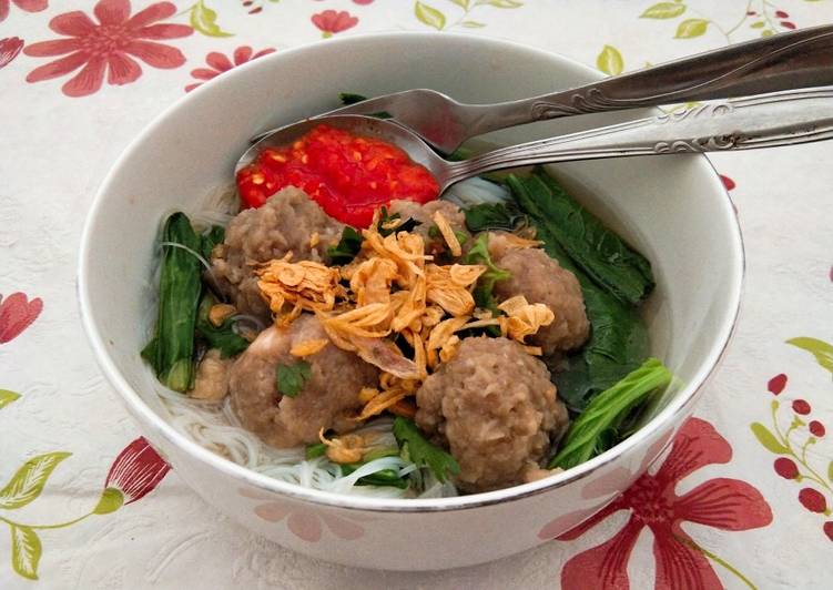 Langkah Mudah untuk Membuat Pentol kasar &#34;bakso urat&#34; Anti Gagal