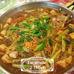 A picture of Spicy Korean fish stew.