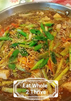 A picture of Spicy Korean fish stew.