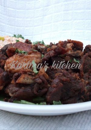 A picture of Fried meat.