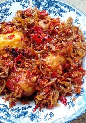 Foto resep Telur Teri Balado