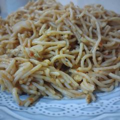 Fried pasta A picture of Fried pasta.