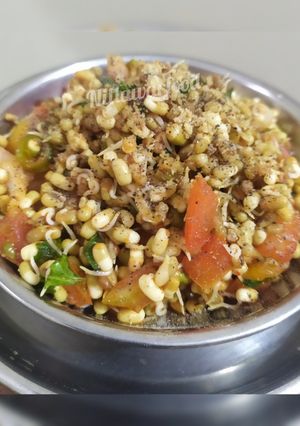 A picture of Matki Salad Recipe.
