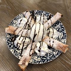 A picture of Nutella Banana Peanut Butter Spring Rolls.