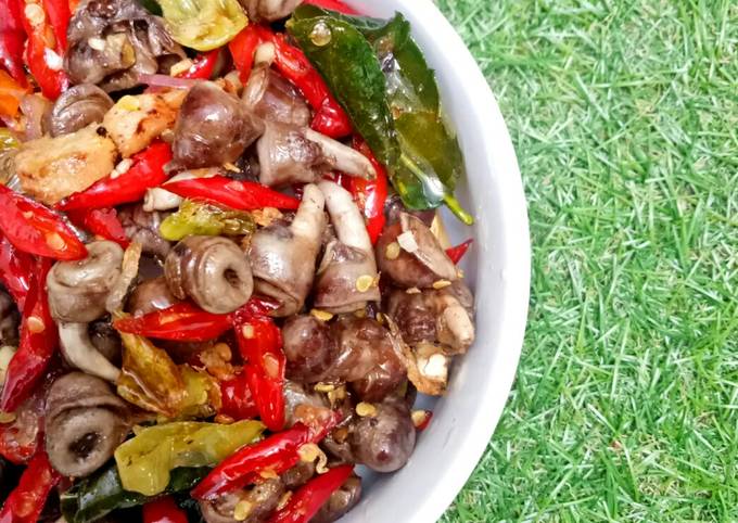 Resep Jantung Ayam Oseng Cabe oleh Feni Tri Angraini - Cookpad