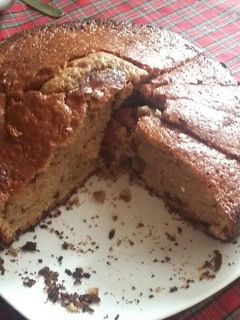 Una foto de Queque de chocolate con galletas Toddy